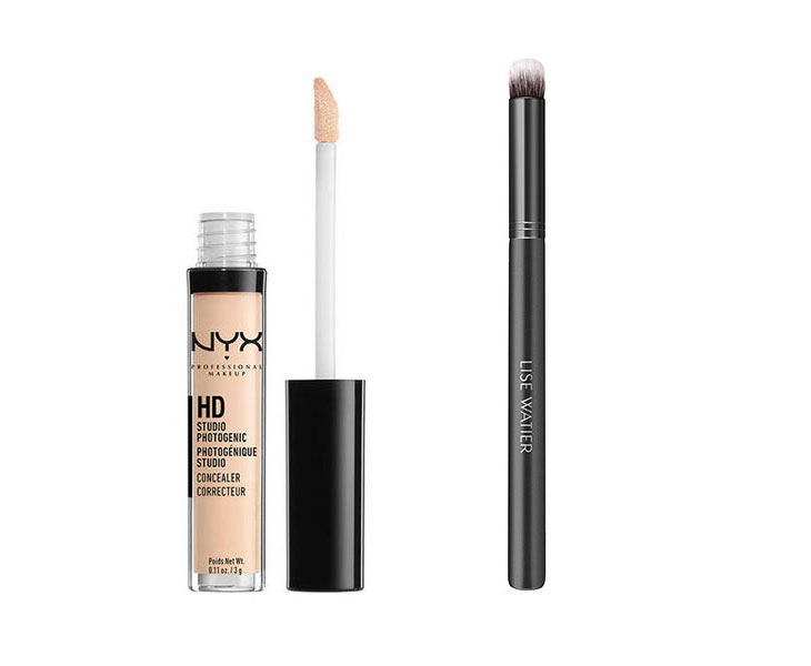 NYX HD Concealer Wand  Lise Watier Perfecting Concealer Brush
