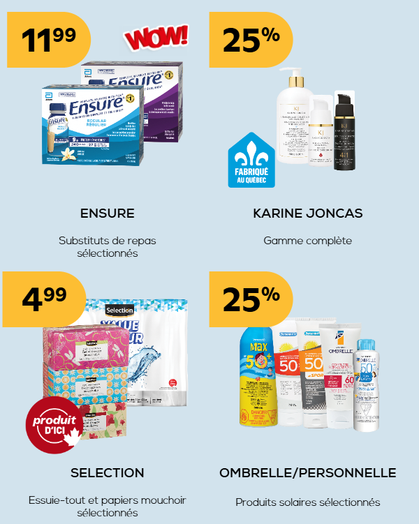 Produits en promotion
