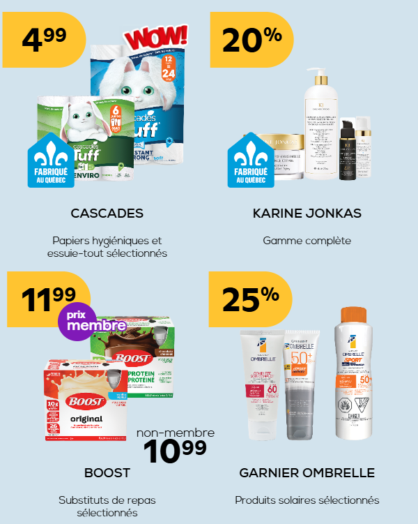 Produits en promotion