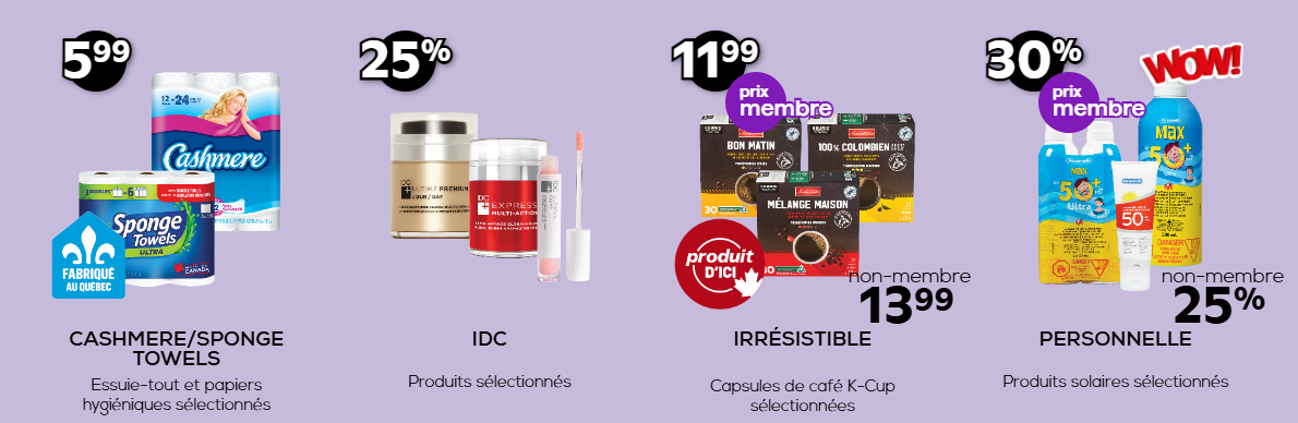 Produits en promotion