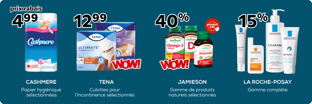 Découvrez les produits vedettes de la semaine