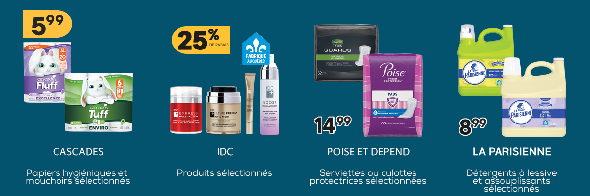 Découvrez les produits vedettes de la semaine