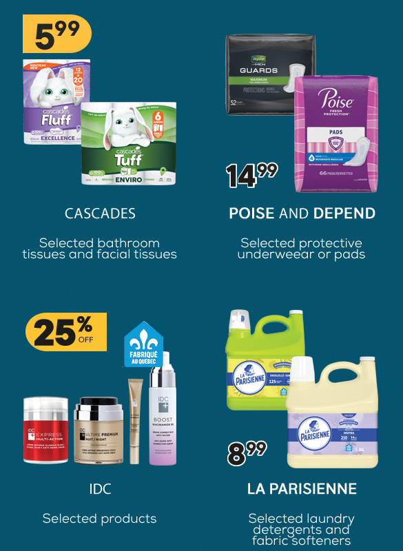 Découvrez les produits vedettes de la semaine