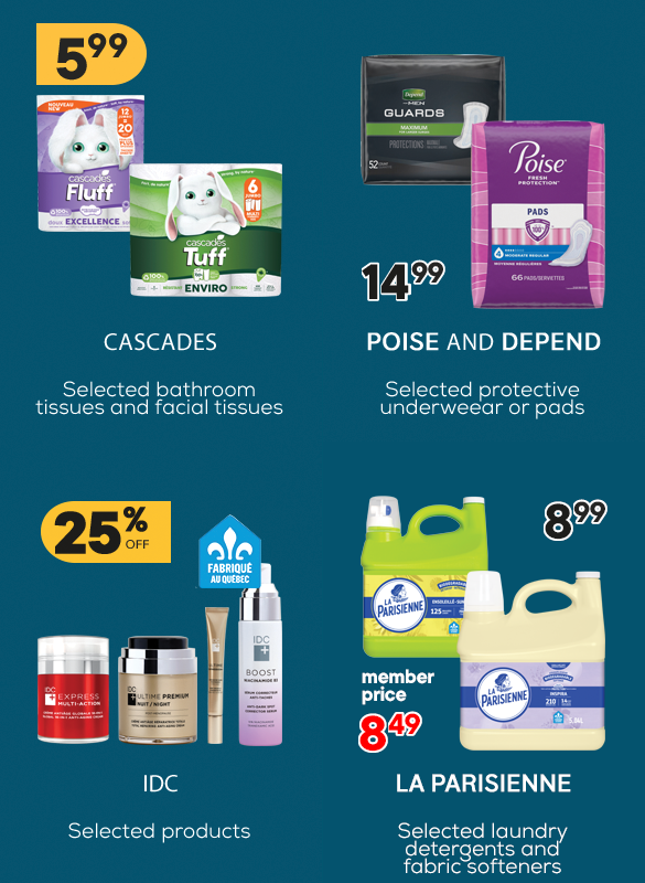 Découvrez les produits vedettes de la semaine