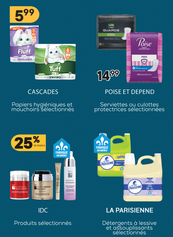 Découvrez les produits vedettes de la semaine