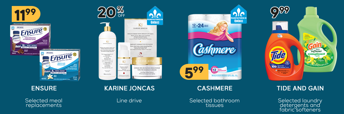 Découvrez les produits vedettes de la semaine