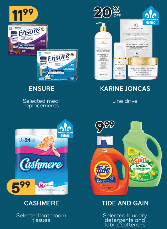 Découvrez les produits vedettes de la semaine