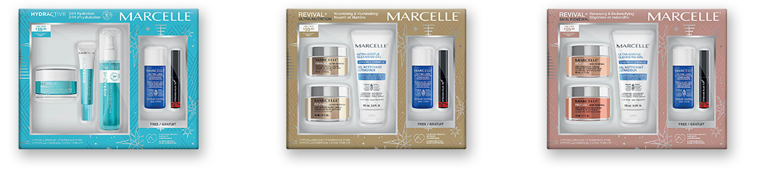 Les coffrets Marcelle