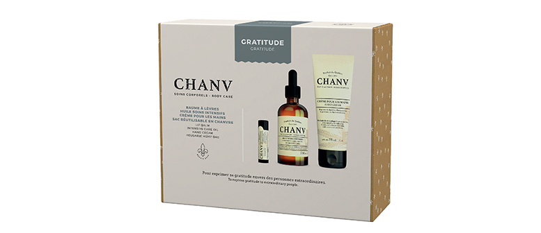 Le coffret Gratitude de Chanv