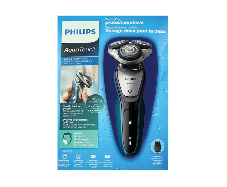 Rasoir rechargeable pour femme, peau sec et humide, Philips Series