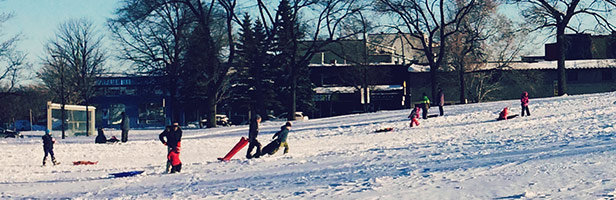 Snow tubing