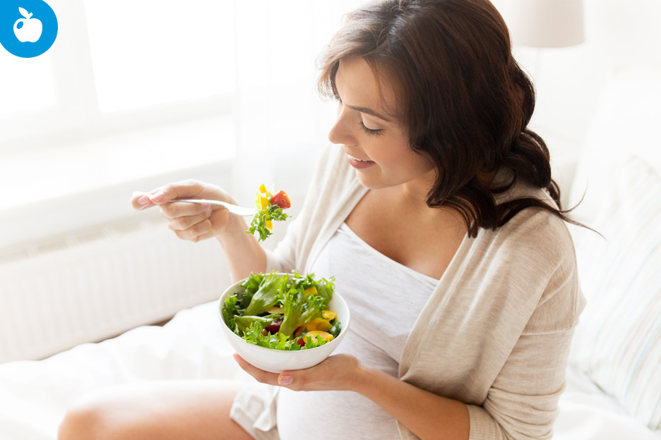 The pregnant woman’s diet
