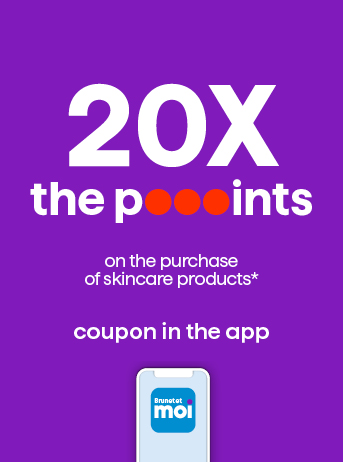 20X the poooints on the purchase of skincare products