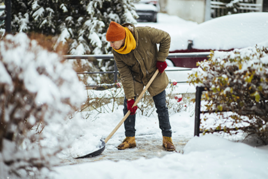 Crise cardiaque pelletage