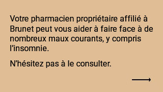 Consulter votre pharmacien