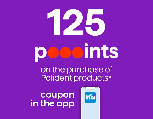 125 pooints on the purchase of Polident 
