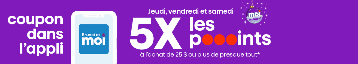 5x les points
