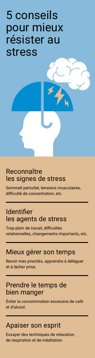 5 conseils pour mieux résister au stress