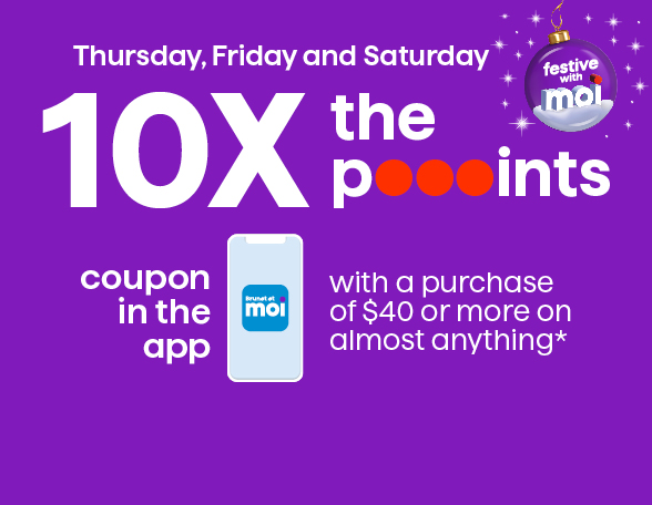 10X the pooooints - Coupons
