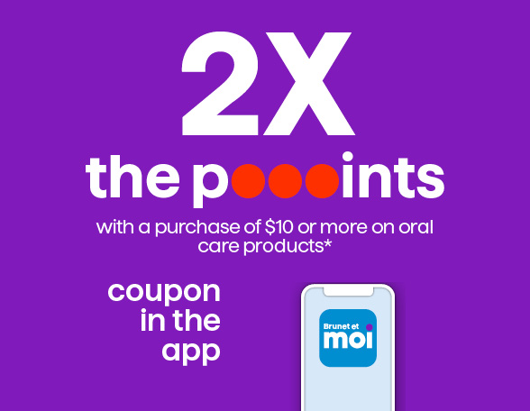 2X the points on purchases of $10