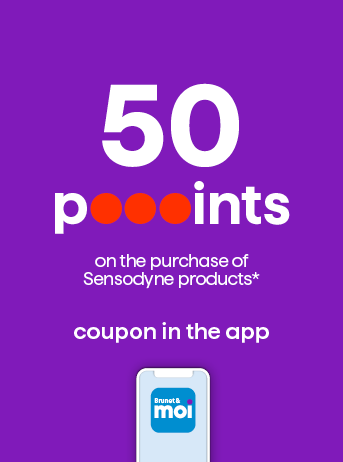 50 poooints on the purchase of Sensodyne products*