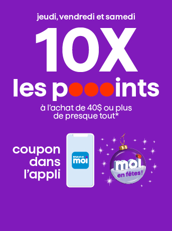 coupon dans l’appli - 10X les pooooints